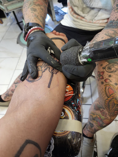 Explore scuba diving tattoo ideas, creative tattoo ideas in Temple, available at Lucky In Love Tattoo