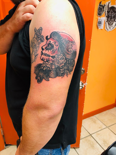 Explore pec tattoo ideas, creative tattoo ideas in Little Rock, available at Empire of Ink Tattoo & Piercing