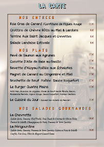 Menu / carte de LES QUATRE MAINS à Orléans