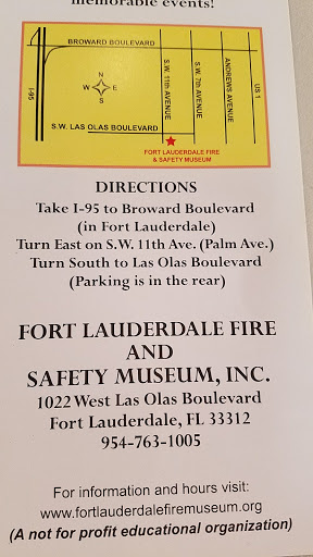Museum «Fort Lauderdale Fire and Safety Museum, Inc.», reviews and photos, 1022 W Las Olas Blvd, Fort Lauderdale, FL 33312, USA
