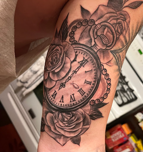 Explore full hand tattoo ideas, creative tattoo ideas in Owosso, available at Expressions Body Art Studio