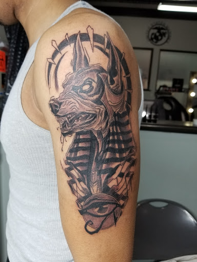 Explore rockabilly tattoo ideas, creative tattoo ideas in Lansing, available at Ink Therapy Lansing