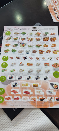 Bonheur Sushi à Vernouillet menu