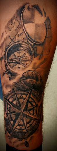 Explore tree tattoo sleeve ideas, creative tattoo ideas in Evans Mills, available at Studio No.8 Body Art Gallery