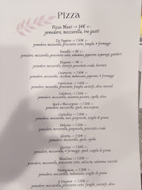 Menu du Zio Peppino Ristorante e Pizzeria à Empoli