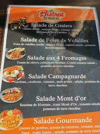 Menu du Bistrot du marché Poligny à Poligny