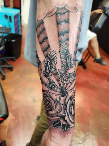 Explore edward scissorhands tattoo ideas, creative tattoo ideas in Inverness, available at The Perfect Spot Tattoos