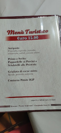 Restaurant Ristorante-Pizzeria Da Giovanni à Camigliatello Silano (la carte)
