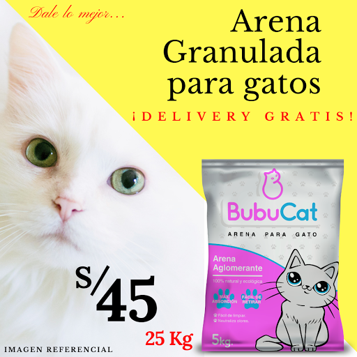 BubuCat Arena Para Gato y Más