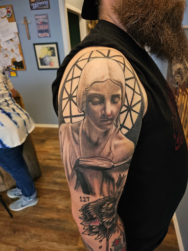 Explore grandpa tattoo ideas, creative tattoo ideas in Seymour, available at 3 Sevens Tattoo