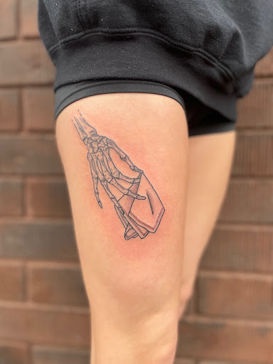 Explore wolf tattoo ideas for guys, creative tattoo ideas in Peoria, available at Modern Ink Tattoo