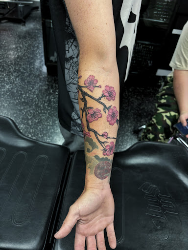 Explore upper arm tattoo ideas for females, creative tattoo ideas in Fort Myers, available at Loyal 2 The Coil Tattoos & Piercings (Edison Mall Location Entrance F)