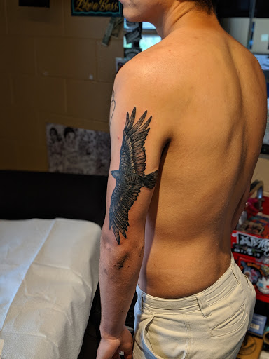 Explore heaven tattoo ideas for guys, creative tattoo ideas in Omak, available at Eight of Hearts Tattoo Parlor