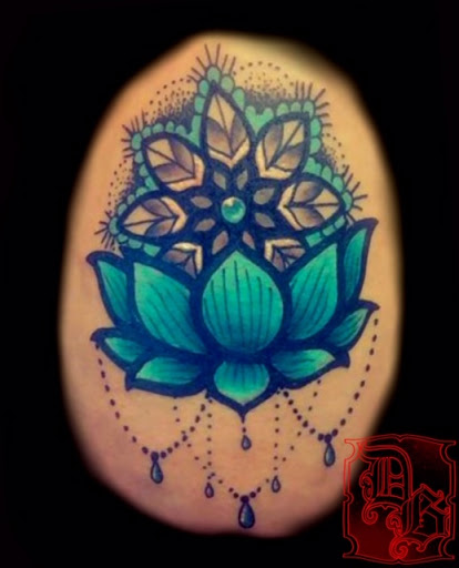 Explore calf tattoo ideas, creative tattoo ideas in Atlanta, available at Black Cloud Tattoo and Piercing