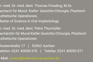 Dr. Thomas Freuding Praxis Mund Kiefer Gesichtschirurgie