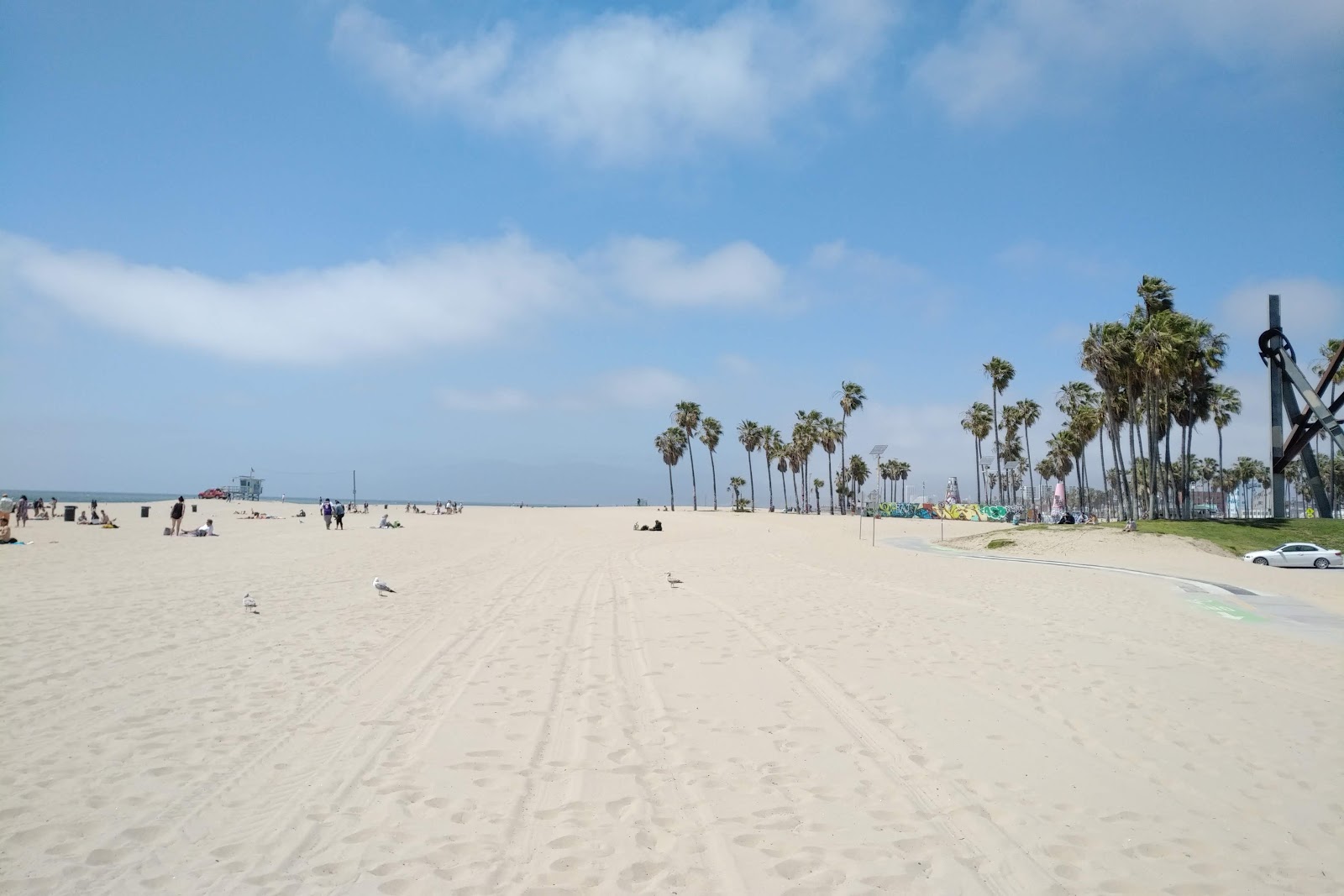 Venice Beach的照片 带有长直海岸