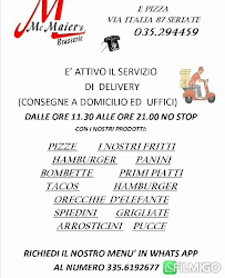 Menu du Mc Maier's Brasserie à Seriate