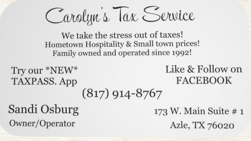 Carolyns Tax Service