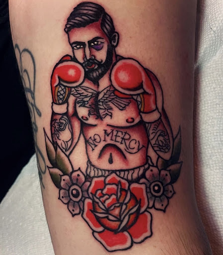 Explore biblical hellscape sleeve tattoo ideas, creative tattoo ideas in Fort Lauderdale, available at Electric Street Tattoo