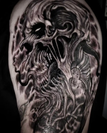 Explore are finger tattoos a bad idea, creative tattoo ideas in Calhoun, available at A Sailors Grave Tattoo Parlor