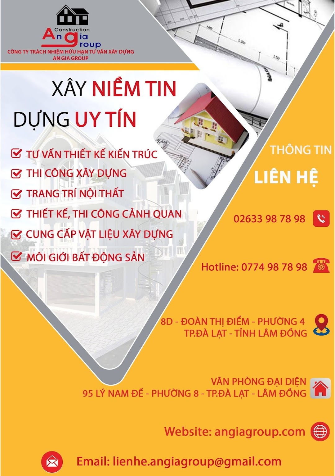 CÔNG TY TƯ VẤN XÂY DỰNG AN GIA GROUP