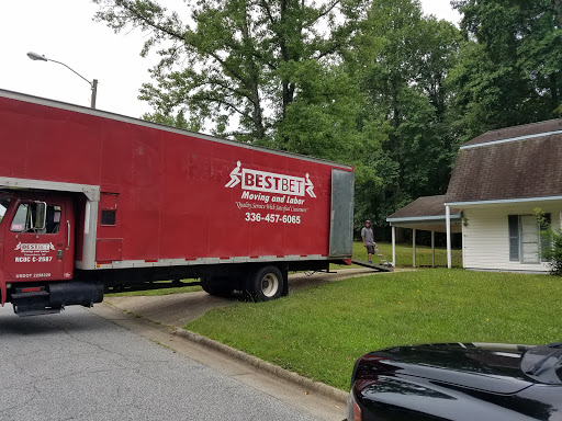 Moving and Storage Service «Best Bet Moving and Labor», reviews and photos, 804 Winston St, Greensboro, NC 27405, USA