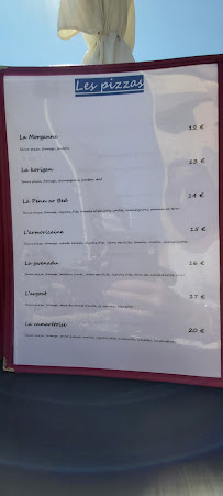 Restaurant La Voilerie à Camaret-sur-Mer (le menu)