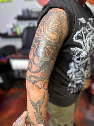 Explore full sleeve tattoo ideas for females, creative tattoo ideas in Stuart, available at Kenny Tats Inkcorporated