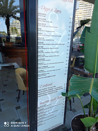 Restaurant Santa Lucia à Villeneuve-Loubet (la carte)