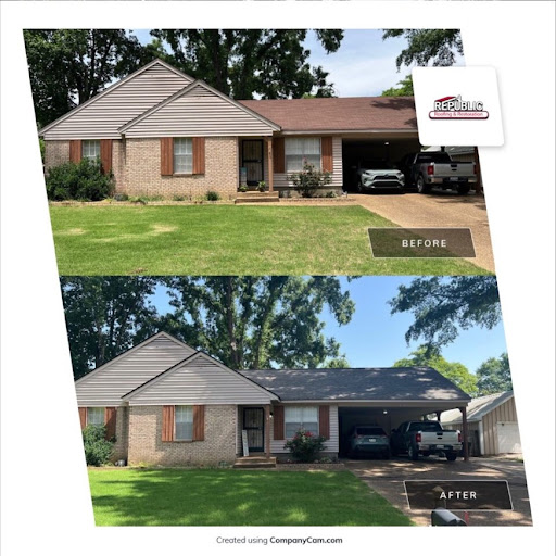 Roofing Contractor «Republic Roofing & Restoration», reviews and photos, 91 Peyton Pkwy #101, Collierville, TN 38017, USA