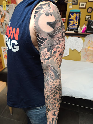 Explore evil tattoo ideas, creative tattoo ideas in Charleston, available at Broken Lantern Tattoo