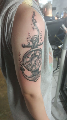 Explore amethyst tattoo ideas, creative tattoo ideas in Odessa, available at Heart And Dagger Tattoo