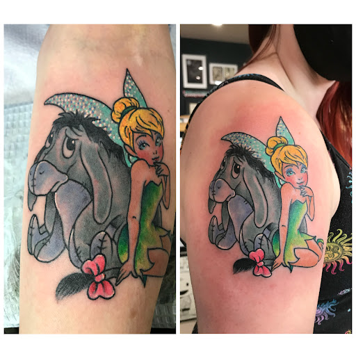 Explore rising sun tattoo ideas, creative tattoo ideas in Libertyville, available at Lucky Seven Tattoo