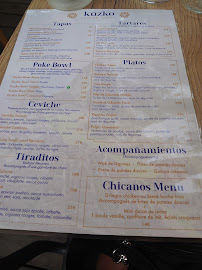 KUZKO à Carry-le-Rouet menu