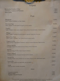 Addommè Pizzeria à Paris menu