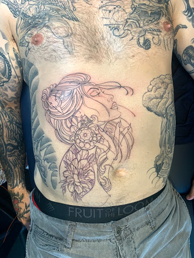 Explore rock and roll tattoo ideas, creative tattoo ideas in Morgan Hill, available at Sailors Ink