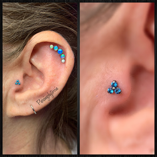 Explore earlobe tattoo ideas, creative tattoo ideas in Fort Walton Beach, available at Piercings by Torrie