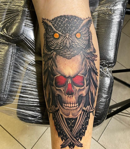 Explore semi truck tattoo ideas, creative tattoo ideas in Passaic, available at District 36 Tattoo Parlor