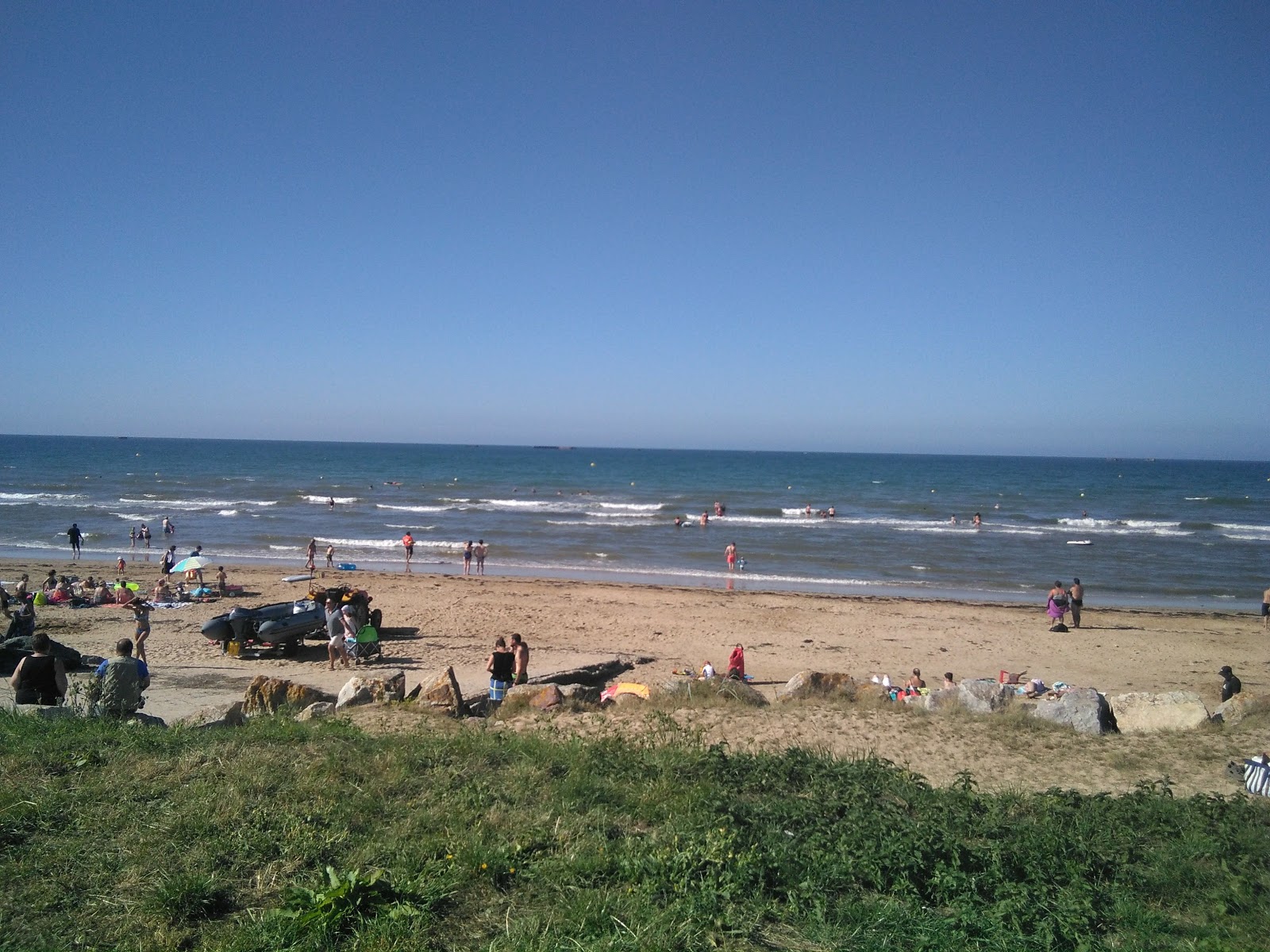 Foto von Normandy beach annehmlichkeitenbereich