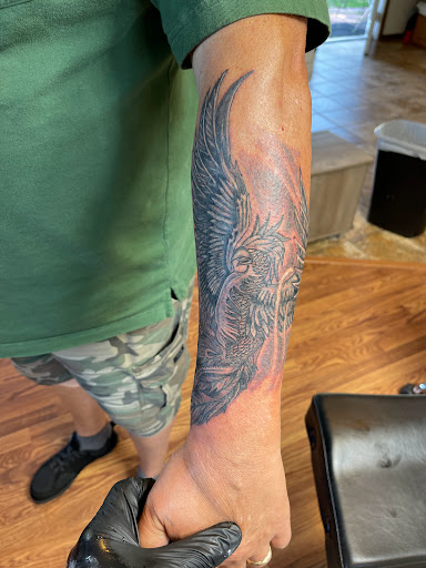 Explore side tattoo ideas, creative tattoo ideas in Butler, available at Kryptic Skin Tattoo