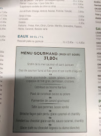 Restaurant L'évidence à Beaupréau-en-Mauges menu