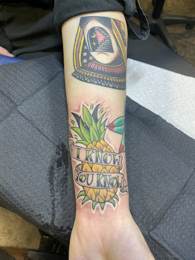 Explore wizard tattoo ideas, creative tattoo ideas in Pottsville, available at Good Vibrations Ink Tattoo and Body Piercing