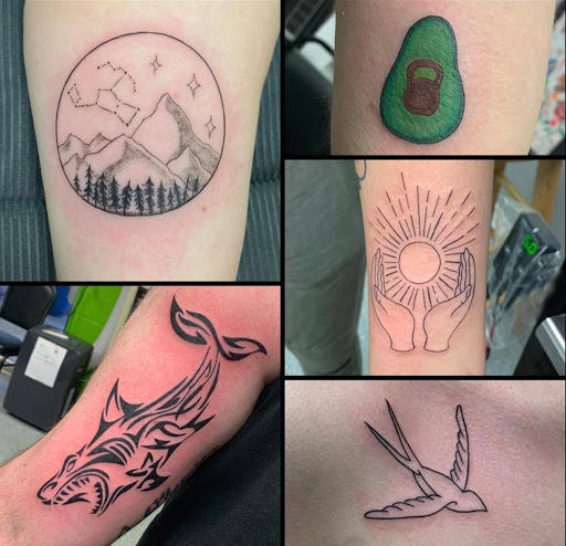 Explore 1983 tattoo ideas, creative tattoo ideas in League City, available at Zen Body Art & Adornment Tattoo Shop