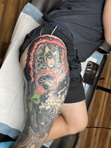 Explore tattoo sleeve ideas men, creative tattoo ideas in Pottsville, available at Good Vibrations Ink Tattoo and Body Piercing