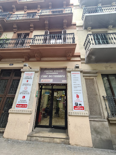 L'arc del L'eixample Veterinari en Barcelona