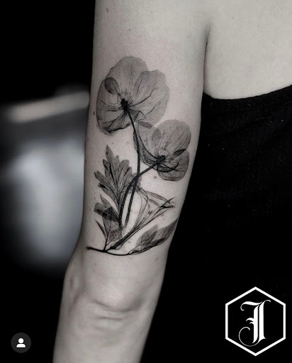 Explore mens tattoo filler ideas, creative tattoo ideas in San Diego, available at Black&Grey Atelier