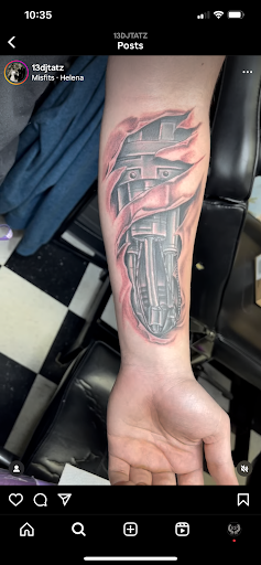 Explore harmony tattoo ideas, creative tattoo ideas in Addison, available at Rising Phoenix Tattoo and Body Piercing