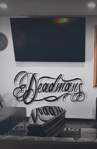 Explore half sleeve men tattoo ideas, creative tattoo ideas in Lancaster, available at DEADMANS STUDIO