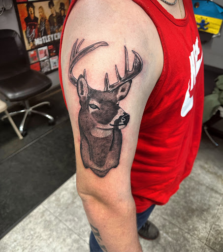 Explore astros tattoo ideas, creative tattoo ideas in Hudson Falls, available at ALTERED ADDICTION TATTOOS