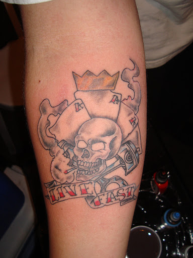 Explore christian sleeve tattoo ideas, creative tattoo ideas in Foley, available at Black Sheep Custom Tattoos and Piercings